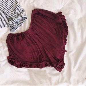 Flowy Maroon Brandy Shorts!!